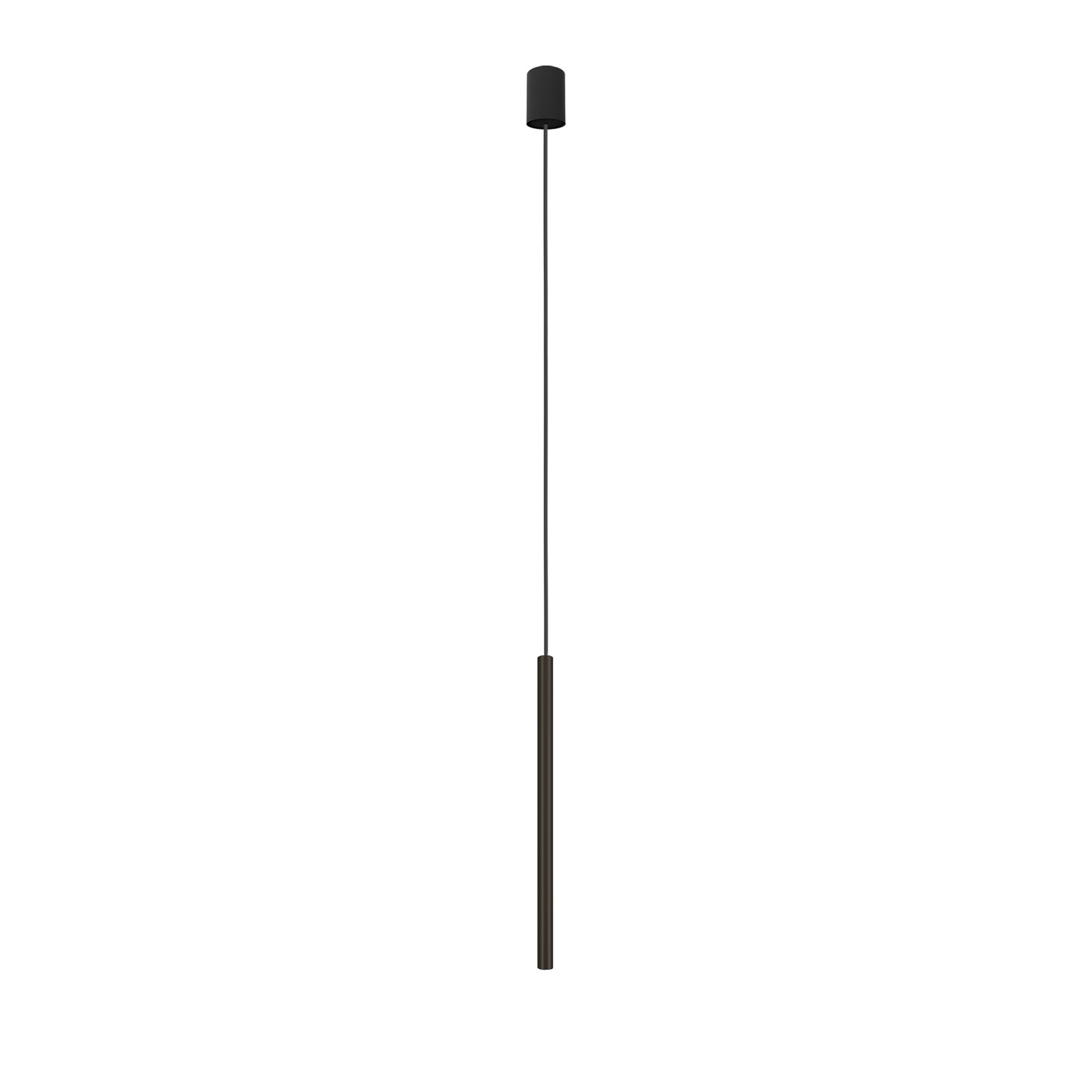 EULUNA SUSPENSION LASER, À 1 LAMPE, NOIR, ABAT-JOUR 49CM