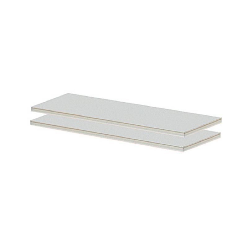 TABLETTES SUPPLÉMENTAIRES POUR RAYONNAGE DE BUREAU STARTING - LARGEUR 90 CM (LOT DE 2)