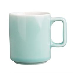 Tasses Olympia Fondant vertes 170ml (lot de 6) - vert porcelaine EQCU442_0