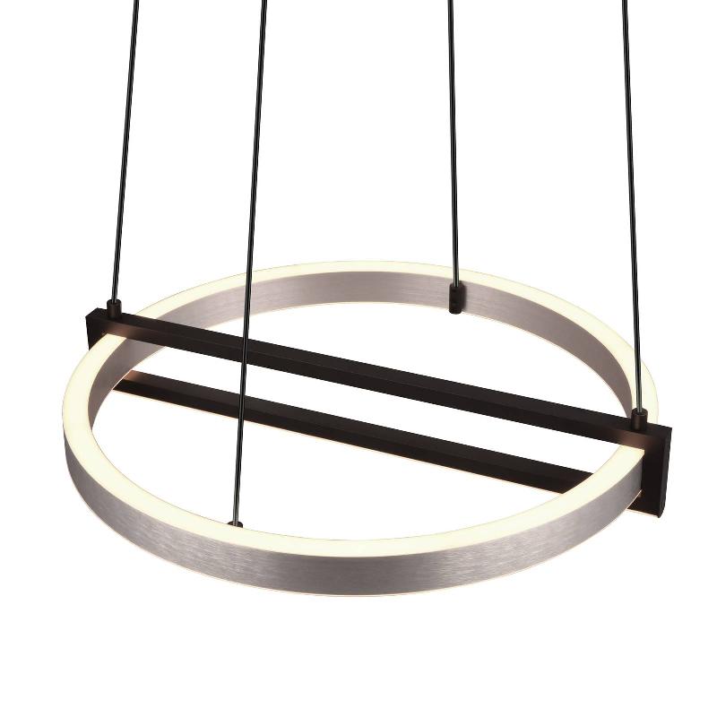 TRIO LIGHTING SUSPENSION LED THOMPSON UP/DOWN RGBW ALU/NOIRE