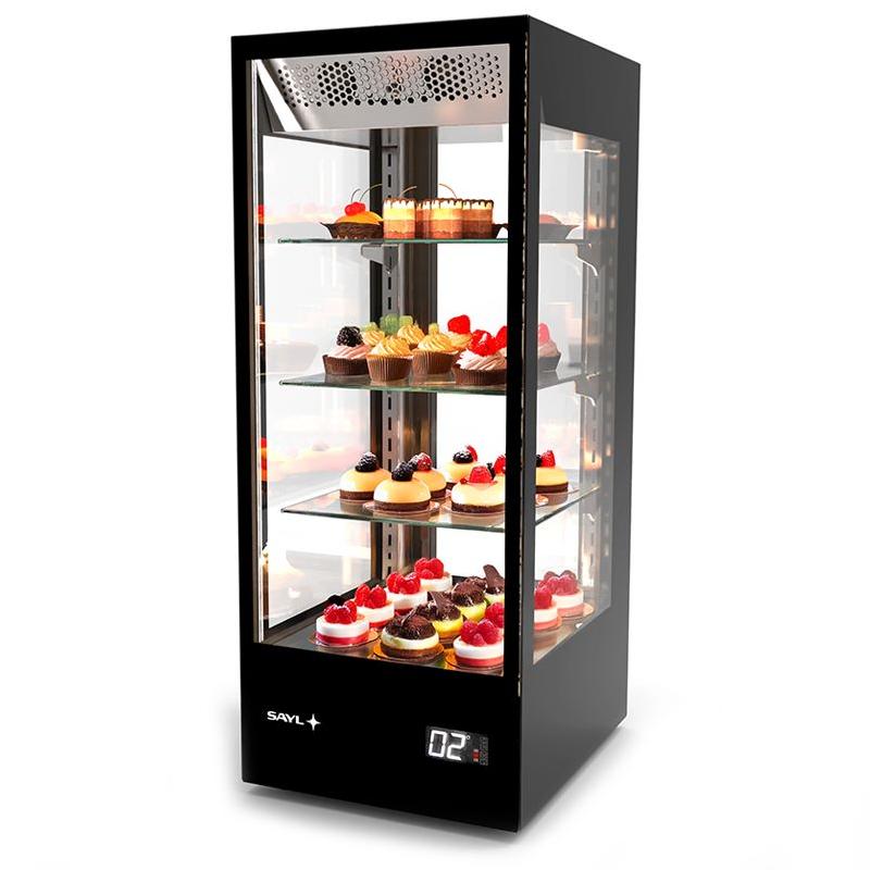 Vitrine réfrigérée Crystal Box - 4 niveaux - FreshCare - 400 mm - SAYL CBX-80 | Sayl Barcelona_0