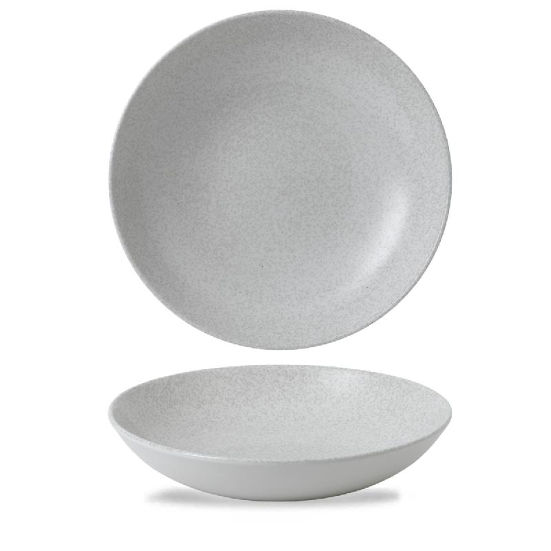 ASSIETTE COUPE CREUSE ROND BLANC PORCELAINE Ø 24,8 CM EVO ORIGINS DUDSON