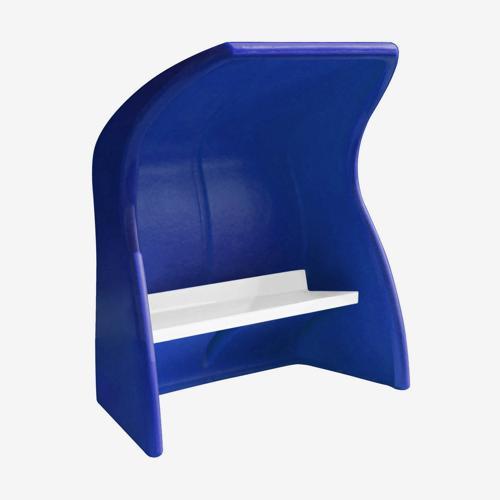 ABRI DE TOUCHE MONOBLOC BLEU - ASSISE BANC