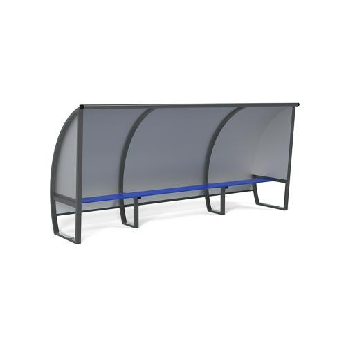 ABRI DE TOUCHE TOUT EN ALUMINIUM HAUTEUR 1M60 BANC