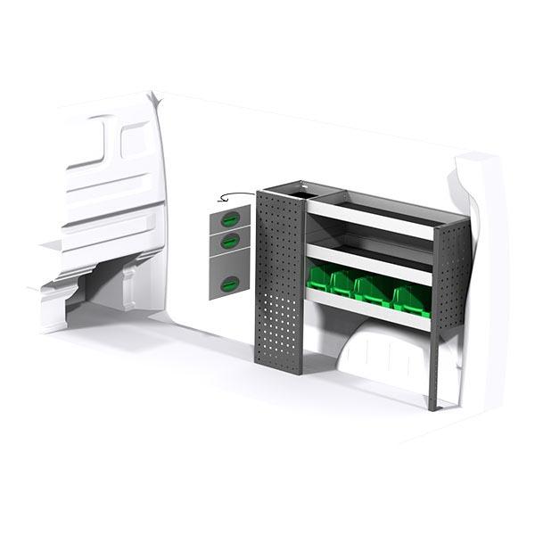 Aménagement métal côté droit - FIAT - Longueur 1116mm, Hauteur 890mm, Profondeur 300mm, Poids 31Kg_0