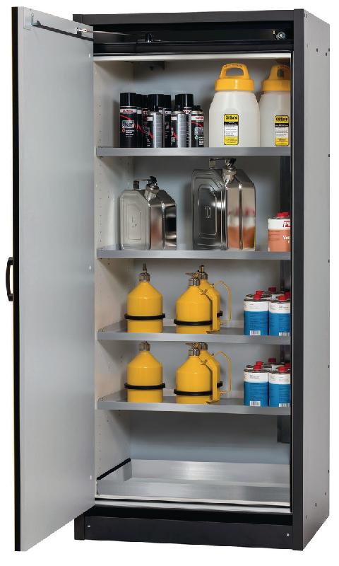 ARMOIRE SÉCURITÉ Q-CLASSIC-30 Q30.195.086.WD GRIS/JAUNE - MANUTAN COLLECTIVITÉS