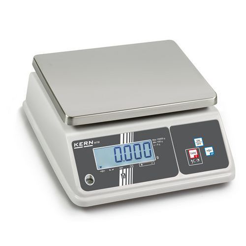 BALANCE INOX KERN WTB 10K-3N PORTÉE 15000 G LECTURE 2 G - KERN