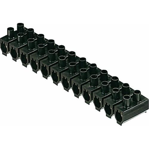 BARRETTES DE CONNEXION À VIS 10 MM² NOIRE EBENOID