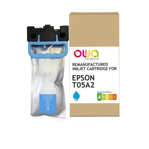 CARTOUCHE D'ENCRE REMANUFACTURÉE OWA - STANDARD - CYAN - POUR EPSON C13T05A200 - CARTOUCHE COMPATIBLE