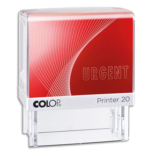 Colop timbre formule urgent - printer 20 l à encrage automatique rouge. Dim.Empreinte 14x38mm_0