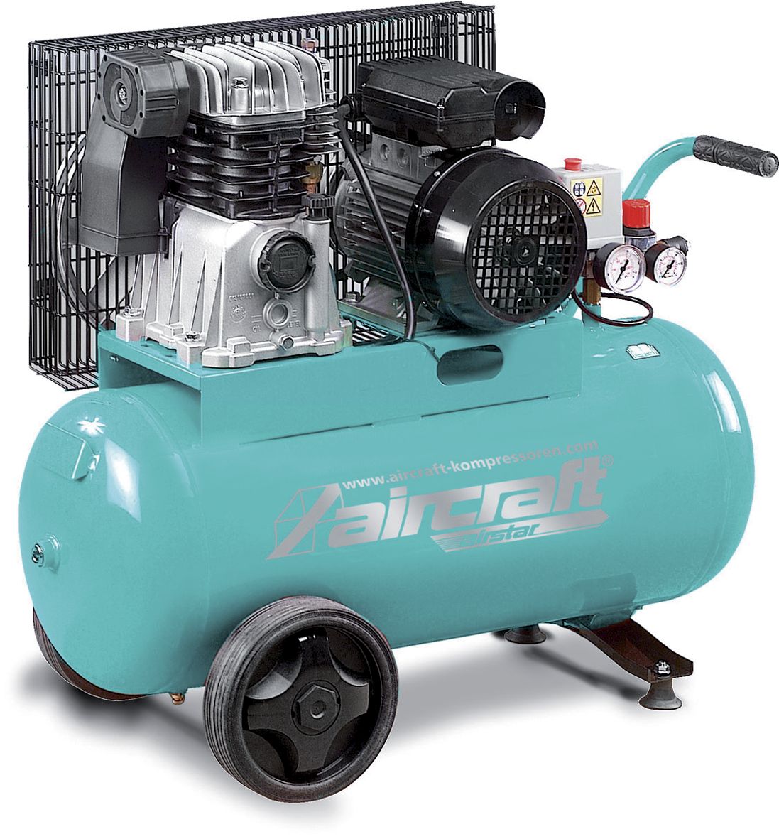 COMPRESSEUR À COURROIE 2 CYL. 10 BARS - 50 L AIRCRAFT AIRSTAR 401/50E