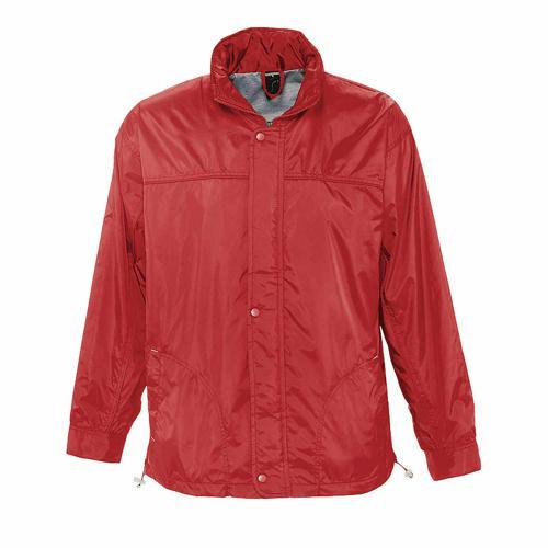 COUPE-VENT DOUBLÉ JERSEY EN NYLON ROUGE
