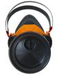 Demi-masque respiratoire en caoutchouc - Pour 1 filtre avec système de double fixation et valves d'exhalation_0
