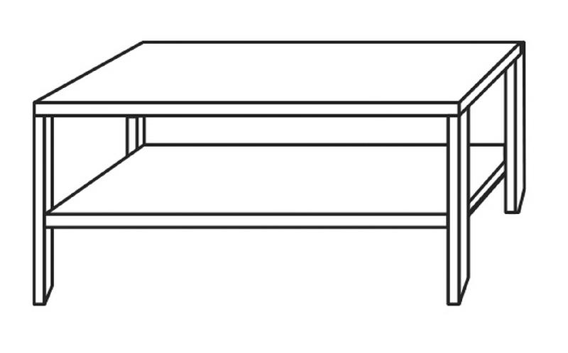 Étagère de chef 2 niveaux 1800x350x700 - SR187_0