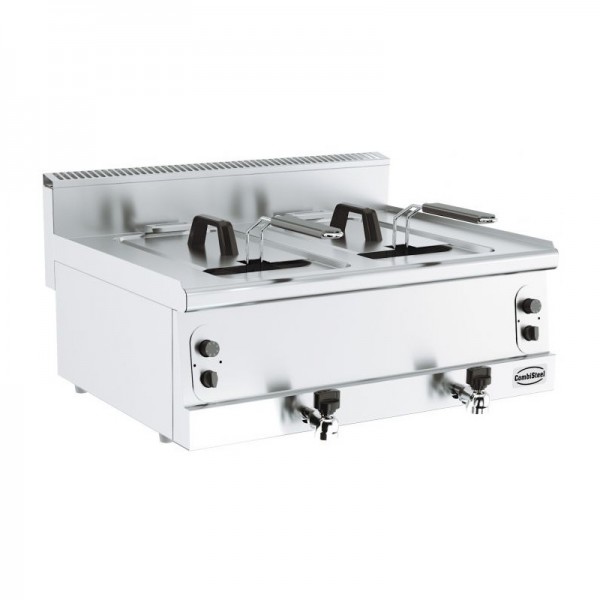 Friteuse double cuve gaz 2 x 8 litres combisteel - 7178.0085_0