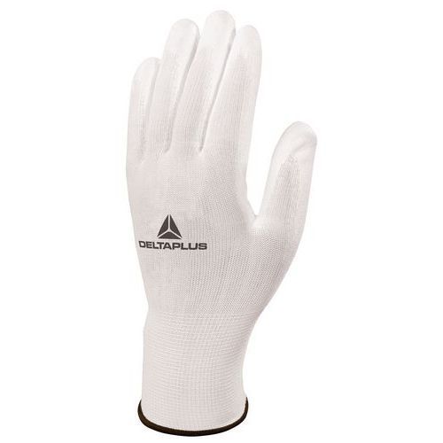 GANTS DE MANUTENTION TRICOT PAUME PU GRIS 10 - DELTA PLUS