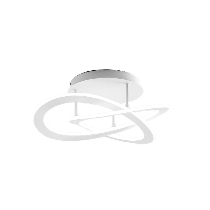 Gea Luce Plafonnier Yara P/G C 50W Led 2400Lm 3000K En Aluminium Blanc Et Silicone - Gealuce Dimmable Phase Cut+Push - blanc YARA P/G C_0