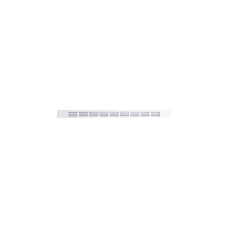GRILLE PLAT INTERIEUR SIMPLE 375X20MM BLANC - RENSON - 11940