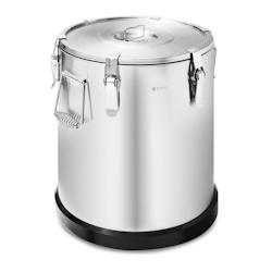 Helloshop26 - Conteneur isotherme inox alimentaire professionnel traiteur chaud froid (36 l, double paroi renfermant une couche 14_0004272 - 300019569_0