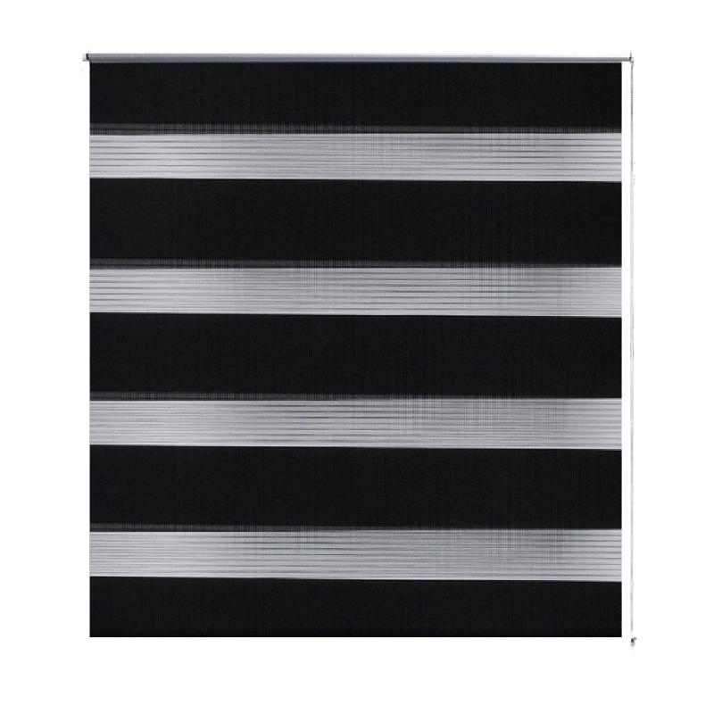 Helloshop26 - Store enrouleur  noir tamisant 70 x 120 cm fenêtre rideau pare-vue volet roulant  4102090 - noir aluminium 3000536434031_0