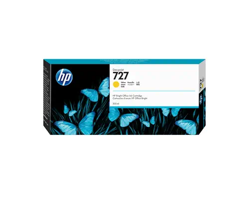 HP 727 cartouche d'encre DesignJet jaune, 300 ml_0