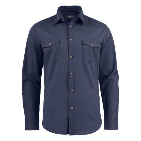 JAMES HARVEST TREEMORE CHEMISE HOMMES MARINE - TAILLE L