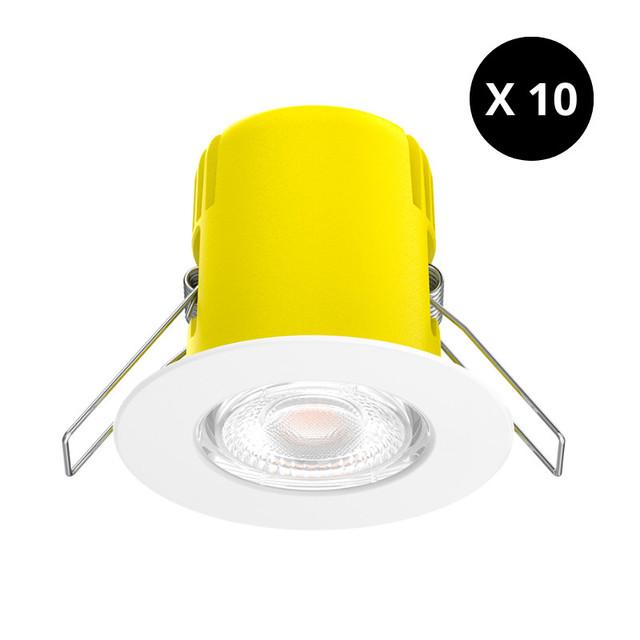 Kit de 10 spots ORION CCT IP65 RE2020, 6W, 600lm, 40°, dimmable, 2700-3000-4000K - S0250690D - SOLUM_0