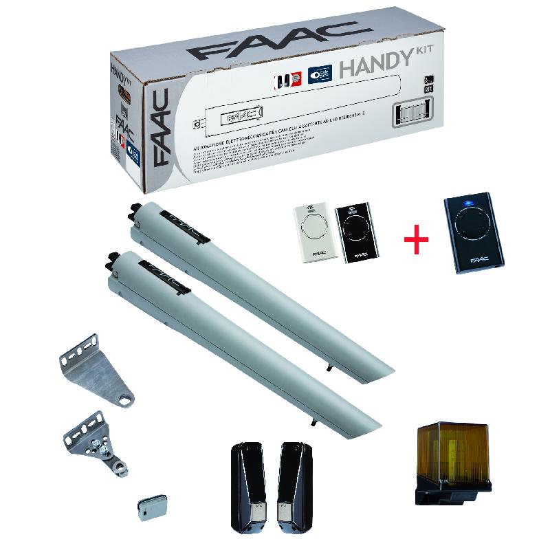 KIT HANDY INTEGRAL MOTORISATION PORTAIL BATTANT FAAC 24V - FAAC