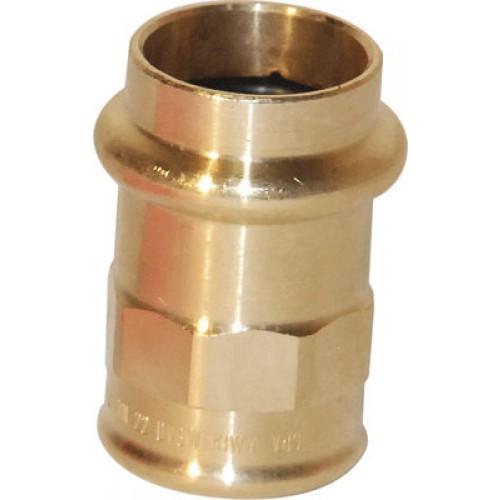 MAMELON BRONZE FEMELLE CUIVRE Ø 15 TARAUDÉ FEMELLE Ø 15/21 VIEGA