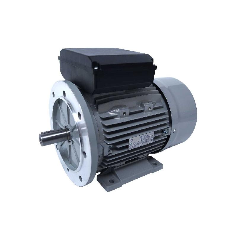 Moteur électrique monophasé 220V 2.2kW - 1500tr/min - Bride B35 - Trous lisses à pattes - ALMO CML100A4B35_0