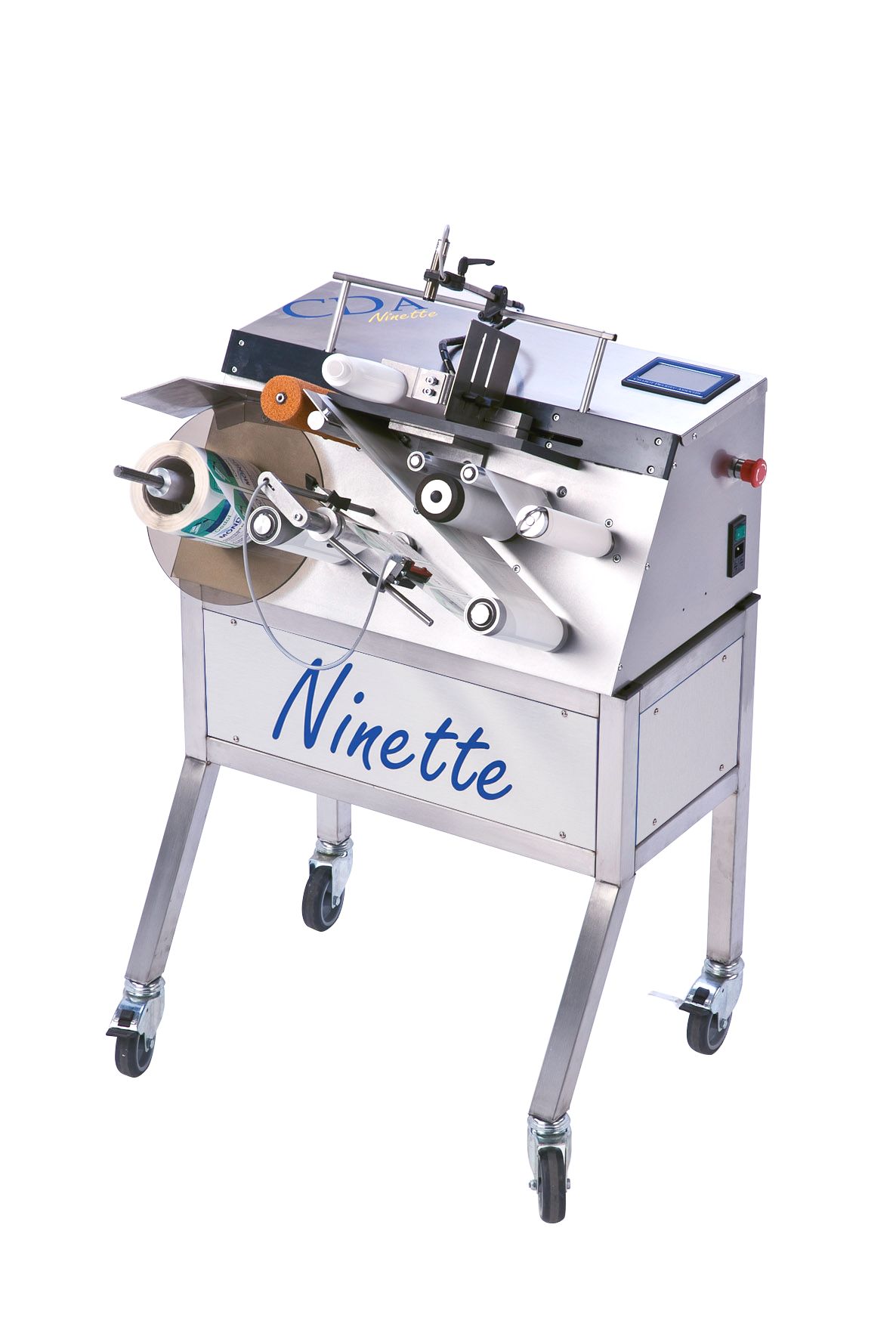 Étiqueteuse semi-automatique Ninette à Plat - pour produits carrés, plats et rectangulaires_0