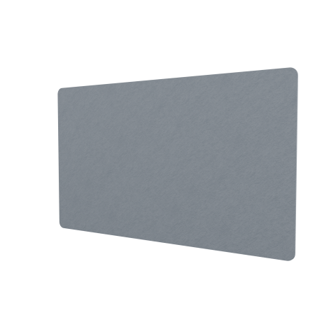 PANNEAU ACOUSTIQUE MURAL NAEL EN PET 12 MM - AVEC CHÂSSIS AU DOS - FORME RECTANGLE - L 210 X H 120 CM - GRIS NUAGE