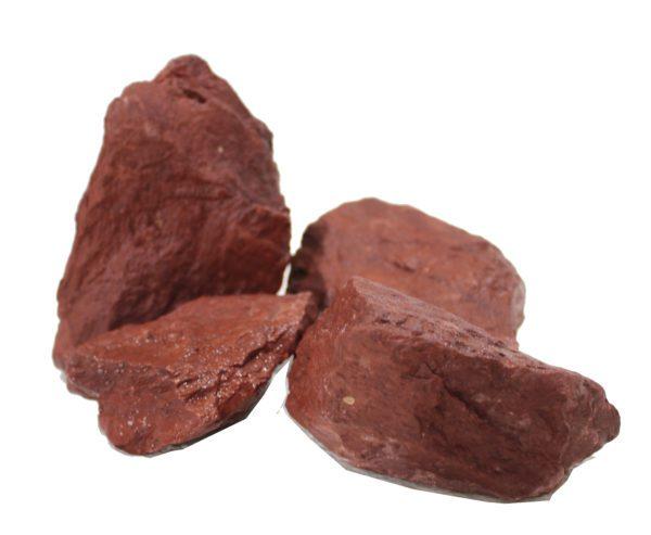 Pierre 80/120 rouge - Schiste concassé pour massifs et gabions_0