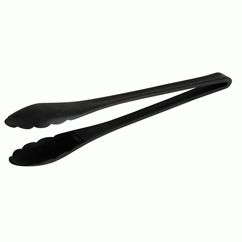 PINCE À SALADE NOIRE EN PA+ 25CM - PADERNO - PINCE PA+