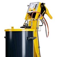 Pistolet de poudrage manuel OptiFlex 2 FE - Émail - Gema - Réservoir fluidisé 50L_0