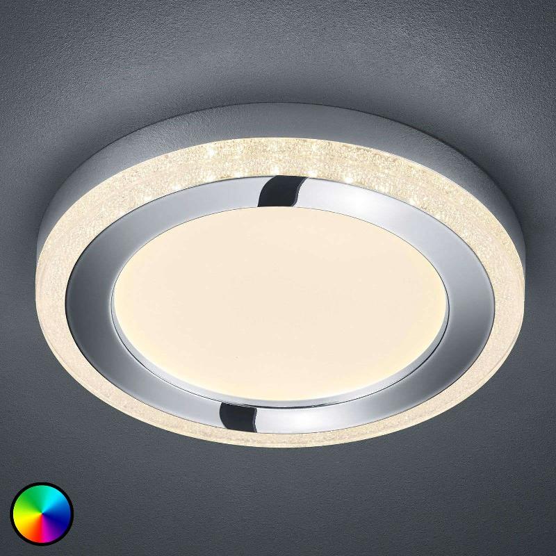 REALITY LEUCHTEN PLAFONNIER LED SLIDE, BLANC, ROND, Ø 40 CM