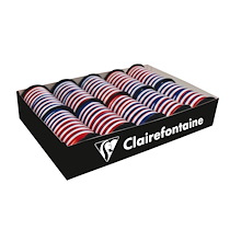PLATEAU DE 10 BOBINAUX 10MX10MM, DRAPEAU FRANÇAIS - LOT DE 2