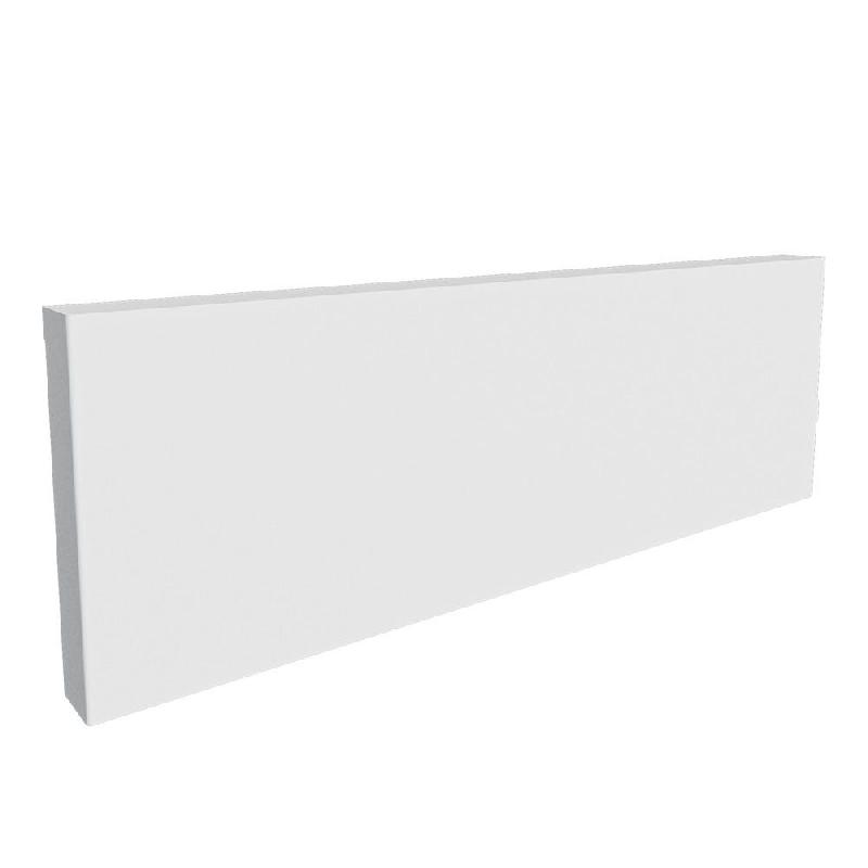 Podium cache pied droit longueur 40cm blanc_0