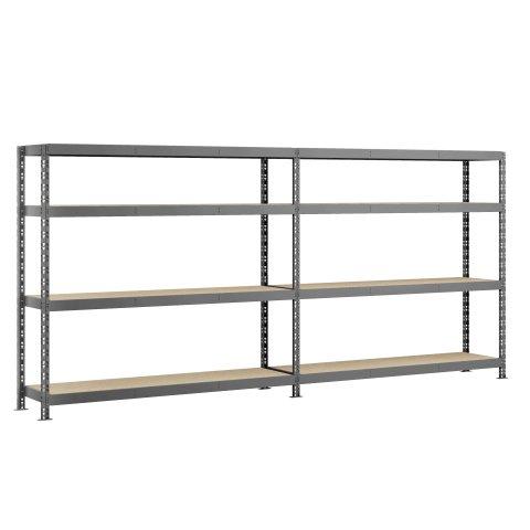 RAYONNAGE MODULO - ETAGÈRE RACK DOUBLE - 8 PLATEAUX
