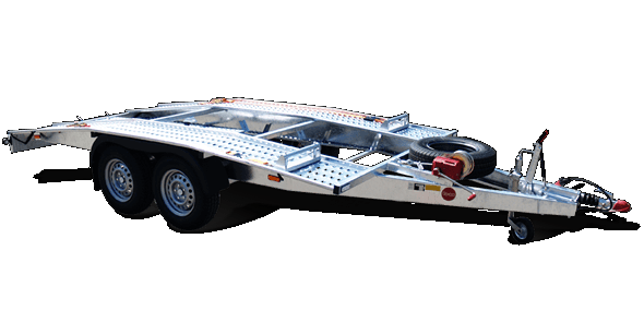 Remorque porte voiture-plateau - 4,50 X 2,00 M - 2700 KG - TA-NO SWISS 45.27_0