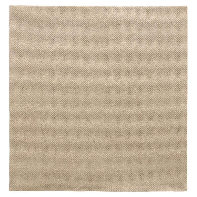 Serviette en ouate gaufré 2 plis taupe 39x39cm - par 1200_0