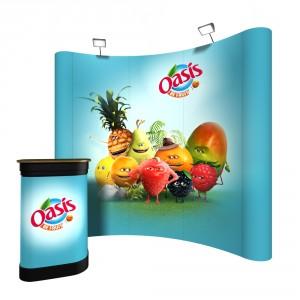 Stand parapluie 3x3 confort - impression haute définition sur PVC opaque M1_0