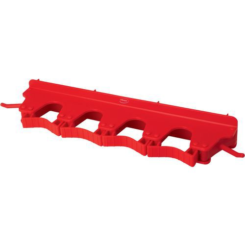 SUPPORT MURAL 4-6 PRODUITS 395 MM ROUGE