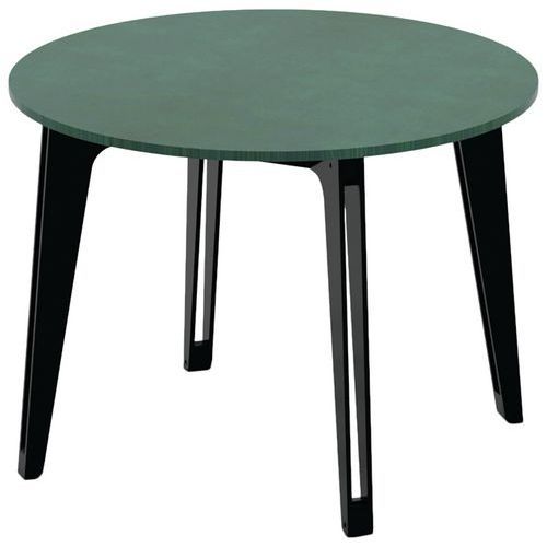 TABLE BROTTEAUX RONDE ⌀100 CM VERT - TIZU