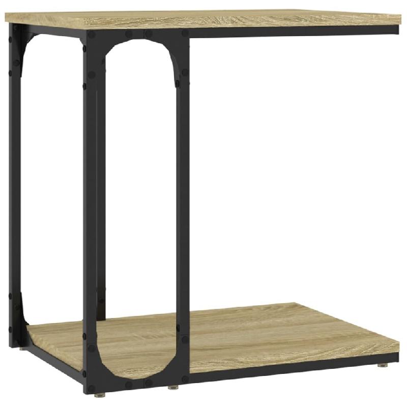 Table d'appoint Chêne sonoma 50x35x52 cm Bois d'ingénierie Modèle Jardin Celeste Prime - 825813_0