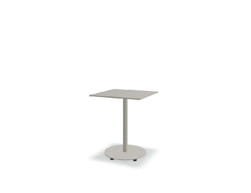 Table de café carrée 60x60 BOLT - blanc perle_0