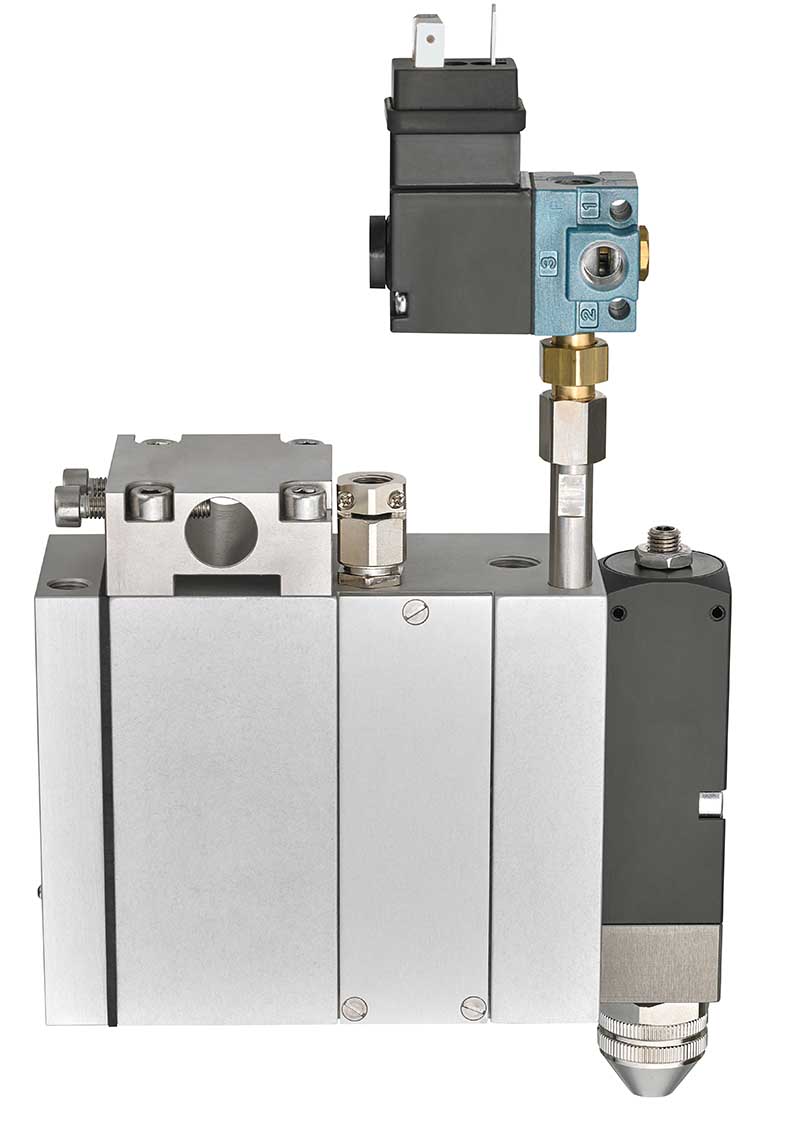 Tête de pulvérisation SK 202 - application hotmelts en spirales et bandes - viscosités 50-50 000 mPas - 20 à 220°C_0