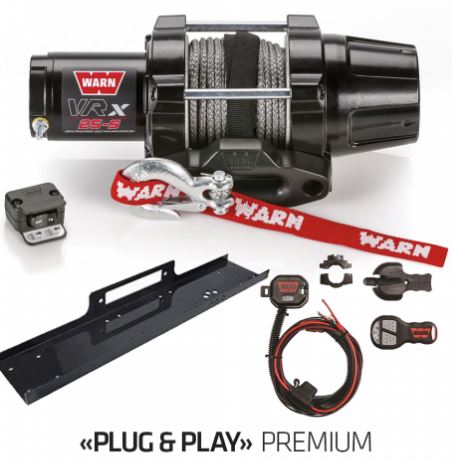 Treuil de halage pour  Quad, 4x4, pickup, fourgon, utilitaire - WARN VRX 25S 12V Premium_0