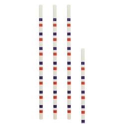VASCELLA Pailles papier plusieurs drapeaux France ø 6 x 200 mm (2400 unités) - multicolore papier V123209_0