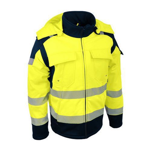VESTE HAUTE-VISIBILITÉ SOFTSHELL 2-EN-1 XL VILNA - SINGER SAFETY